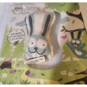 Tooth Fairy Pillow  BUNNY Tooth Keeper Jack N' Jill Organic Cotton NEW